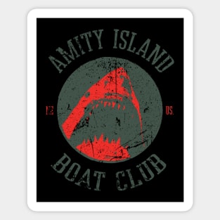 SHARK BOAT CLUB - NEW ENGLAND EST.1975 Sticker